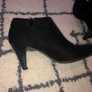 Black Suede Bootie